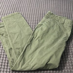 Green slacks